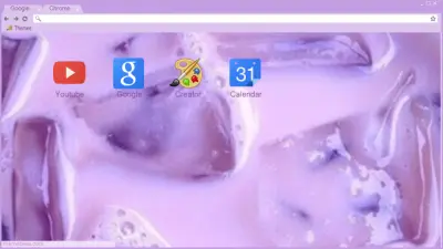 Taro Ice cubes