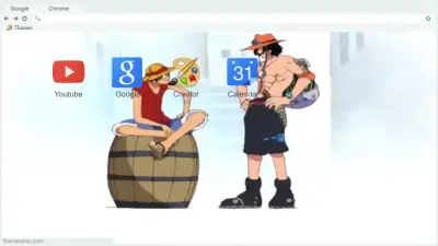 Ace and Luffy