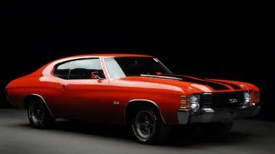 Red Chevelle SS Musclecar