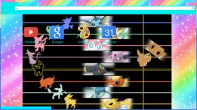 Eeveelution rainbow