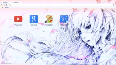 Elegant Anime Girl Theme