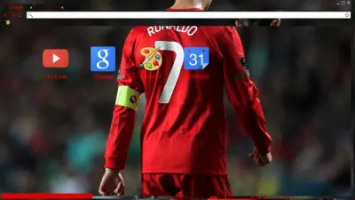 Red/Black Cristiano Ronaldo Theme