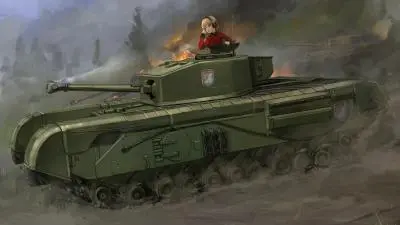 Girls Und Panzer St. Gloriana team.