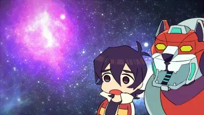 Voltron.Keith and Red lion