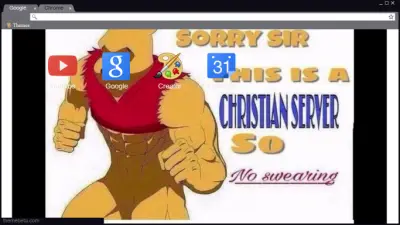 SORRY SIR, THIS IS A CHRISTIAN SERVER, SO NO SWEARING!