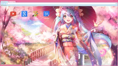 miku hatsune:3 kimono2