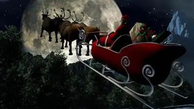 Santa and Sleigh