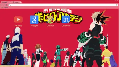 My Hero Academia Red Paint