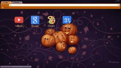 Halloween Pumpkins 1366x768