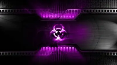 Biohazard Wall (Purple)