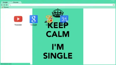 KEEP CALM IM SINGLE