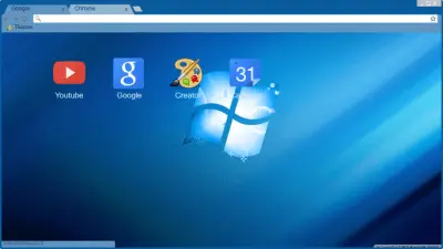 Windows blue theme