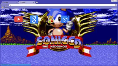 sonic cd title screen