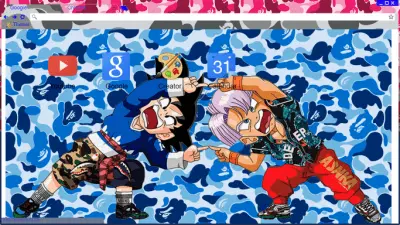 BAPE DBZ sick theme