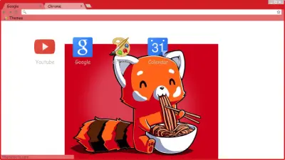 Kawaii red panda ramen chan senpai