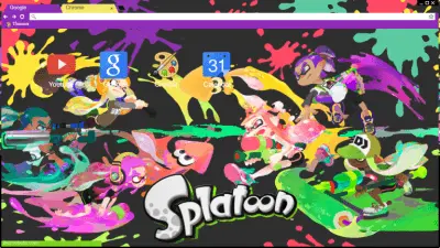 Splatoon Paint Colorful