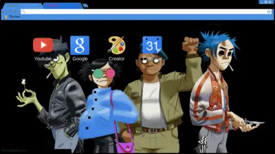 Gorillaz Phase Four Chrome Theme #2