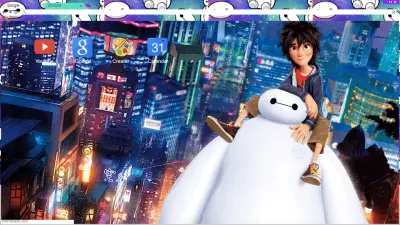 Baymax and Hiro Grandes Héroes 