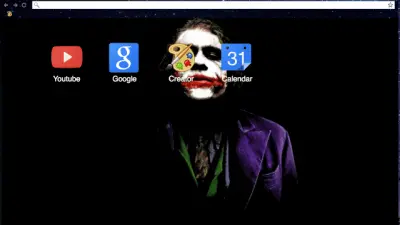 Black Background Joker with Stahs XD