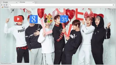 BTS Puma Valentine's