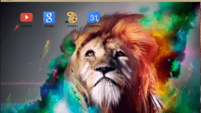 Colorful Lion