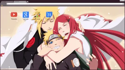 Minato,Kushina and Naruto