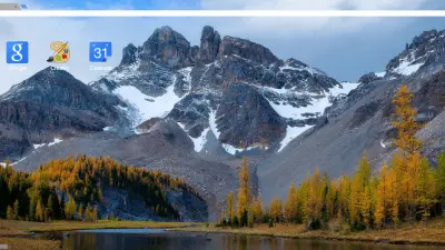 Mountain in Autumn 