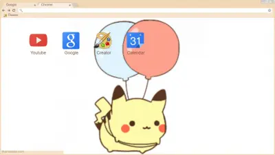 pikachu in balloon