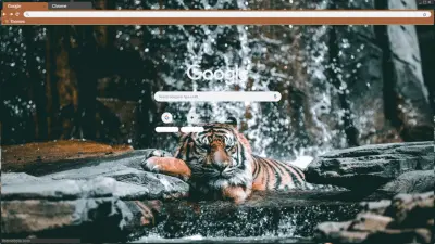 Tiger falls