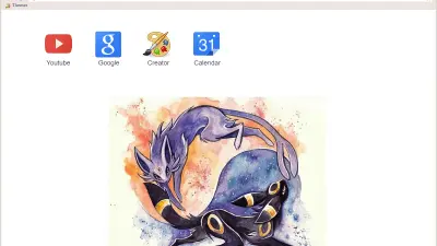 Umbreon and Espeon galaxy yin and Yang