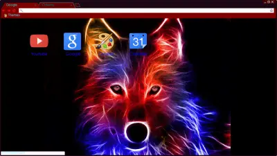 Colorful Wolf Glow