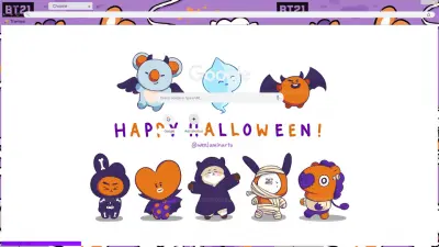 BT21 halloween BTS