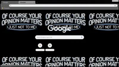 Opinions Matter