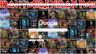 Iron Maiden Album Collage 