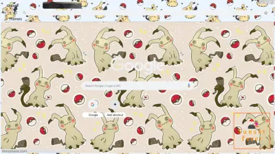 Pokemon!Mimikyu Chrome Theme