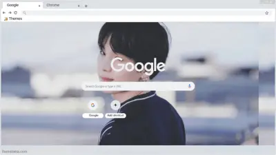 yoongi chrome theme