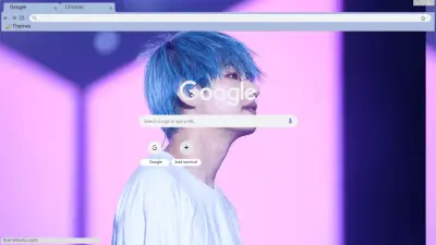 Taehyung x BTS V X Blue Hair x So Cute