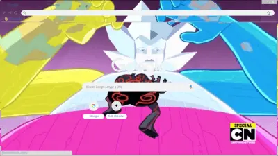 steven universe obsidian climbs up diamond mech 