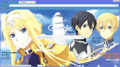 Sword Art Online Alicization (Kirito, Eugeo, Alice)