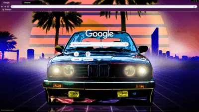 Retro Wave BMW