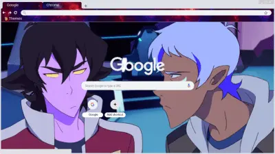 Altean Lance and Galra Keith (friends not shipping)