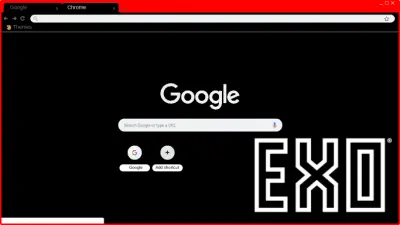 EXO symbol Chrome theme