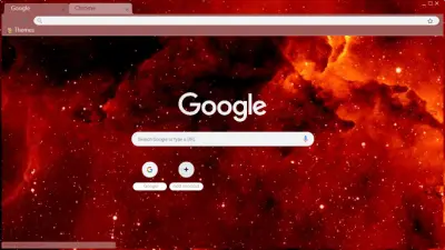 Red Galaxy Chrome wallpaper