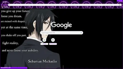 Sebastian Michaelis Quote - Kuroshitsuji Theme