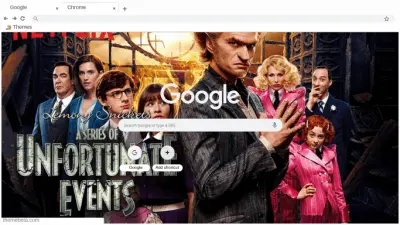 A Series of Unfortunate Events on Netflix theme