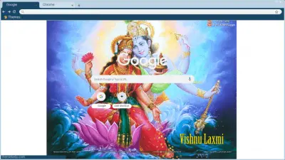 Lord Vishnu and Goddess Lakshmi