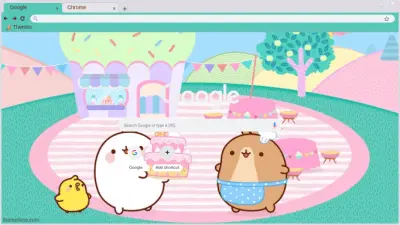 Happy birthday from Molang and Piu Piu