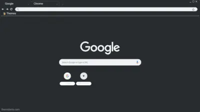 Windows dark mode chrome theme