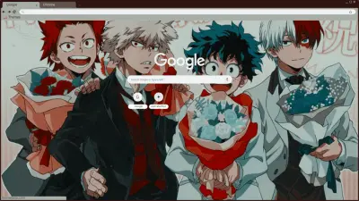 Kirishima, Bakugo, Midoriya and Todoroki