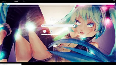 Hatsune Miku Theme 1920x1080 TDA MMD 